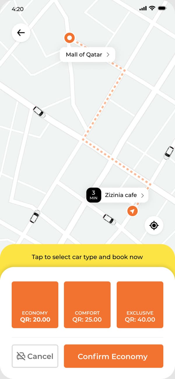 Get2Go — Confirm ride