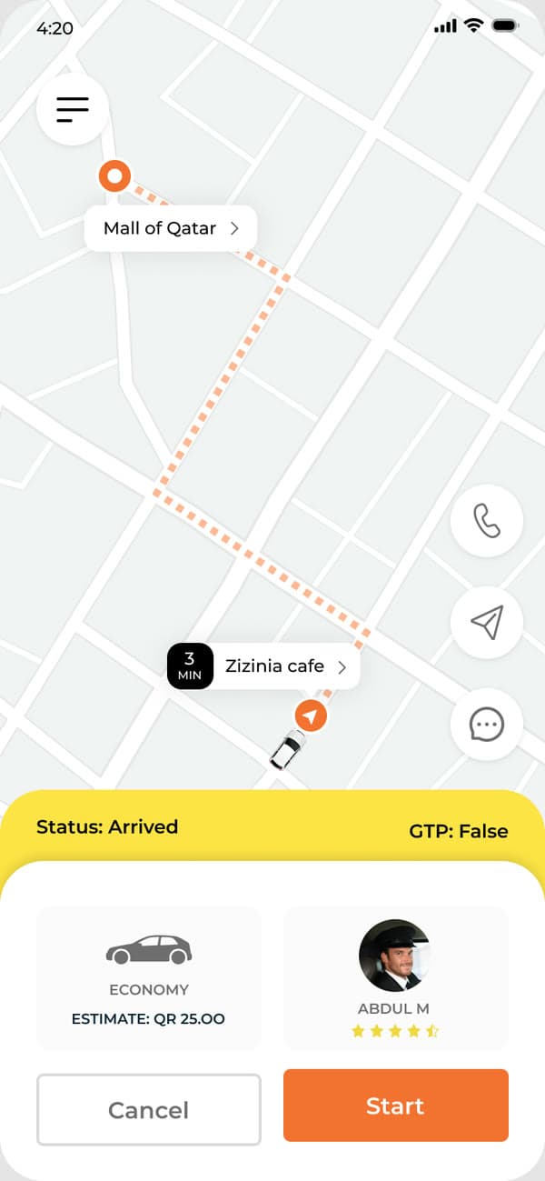 Get2Go — Driver arrived