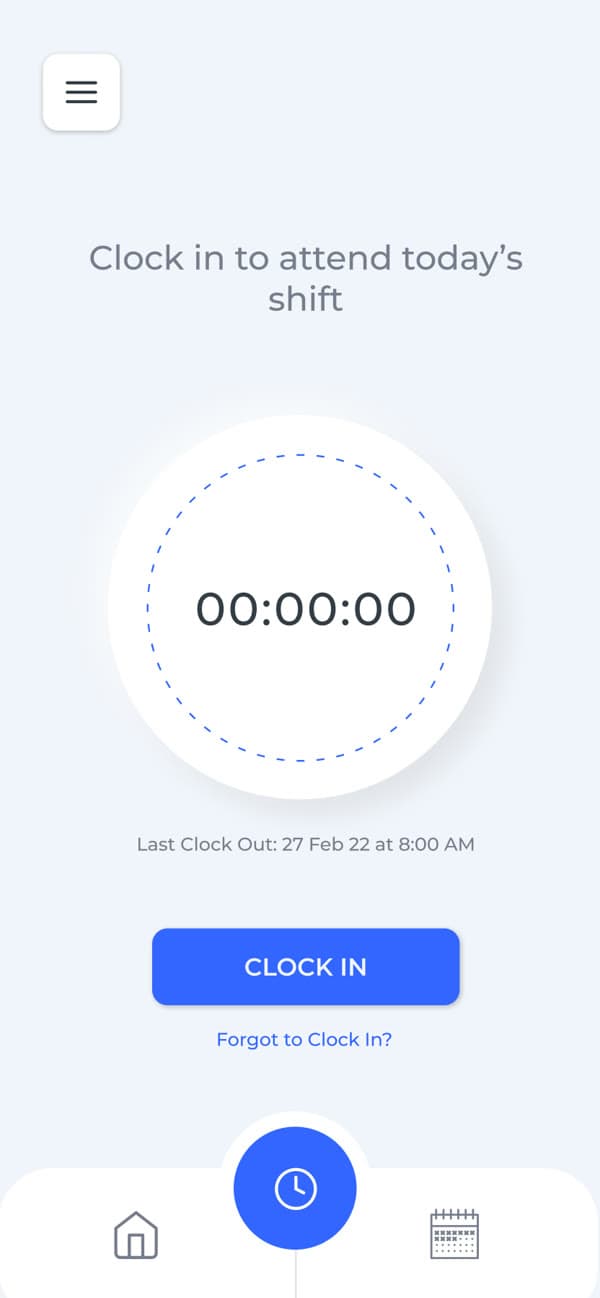 HRMS — Clock in