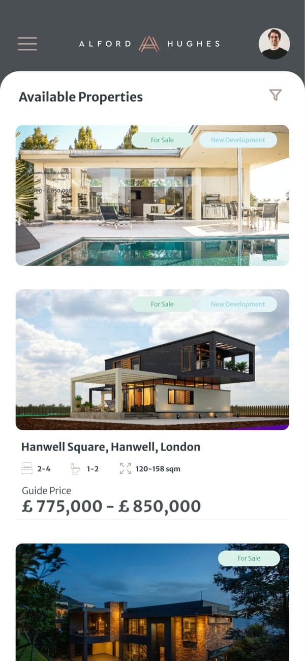 Investor CRM — Available properties