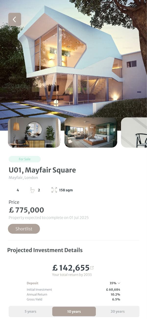 Investor CRM — Property details