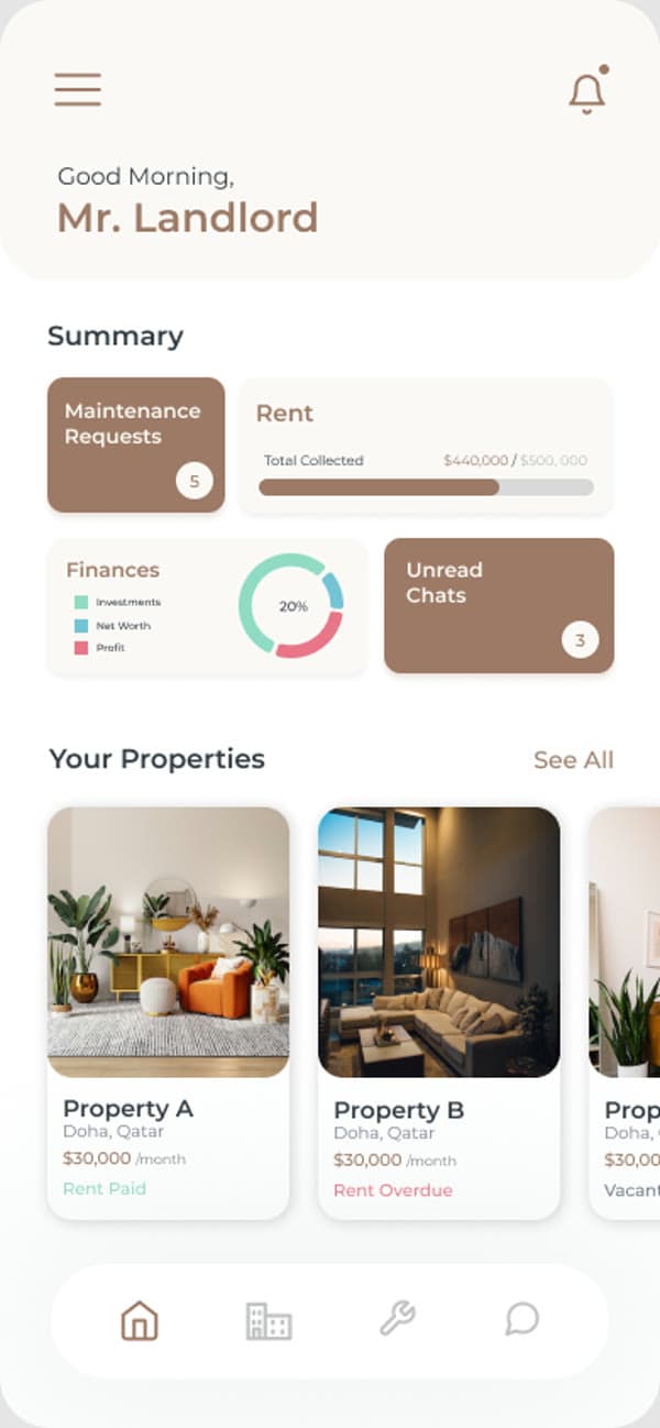 Property Management — Dashboard