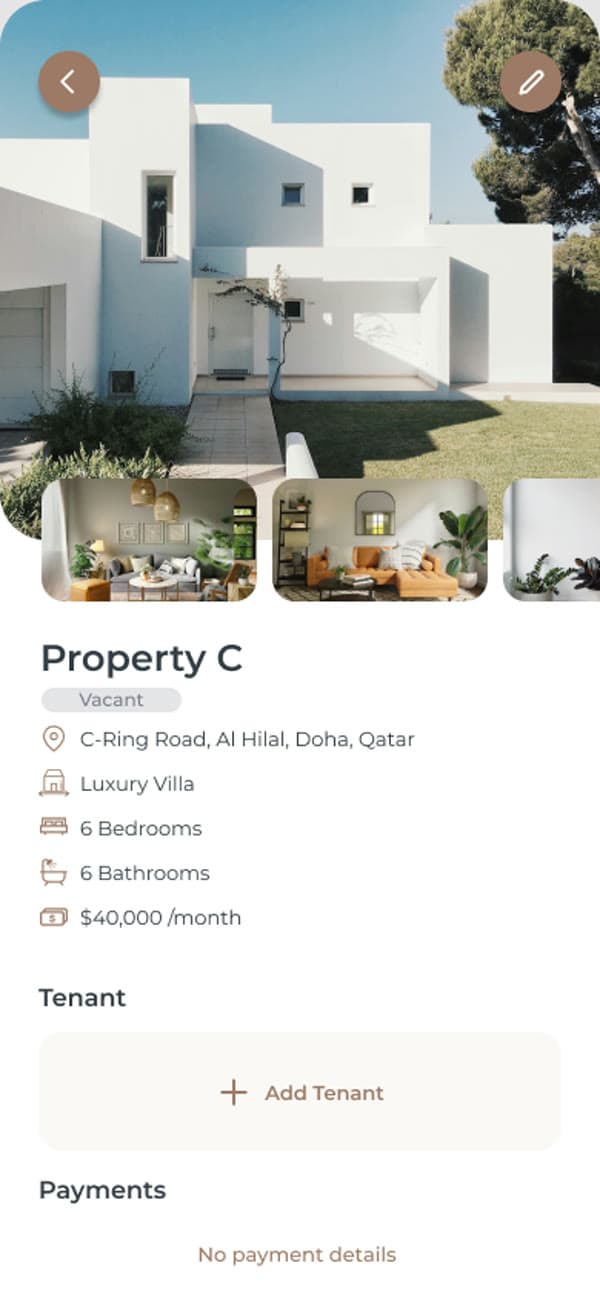 Property Management — Property details