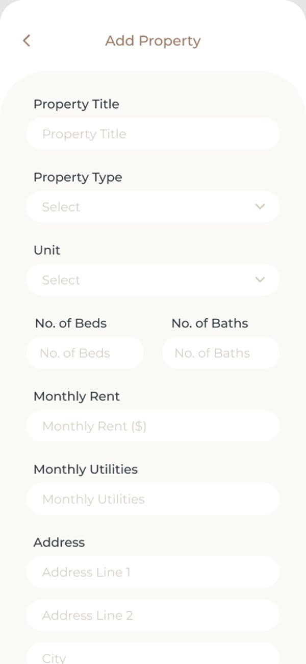 Property Management — Add property