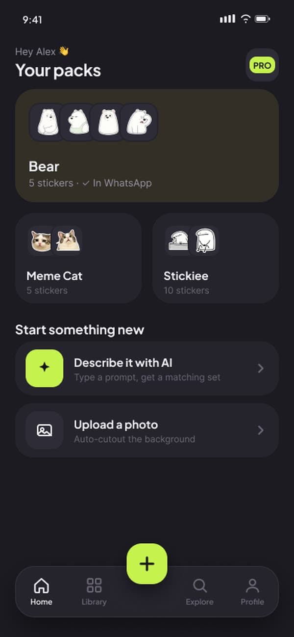 Stickr — Home