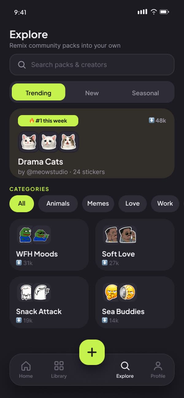 Stickr — Explore