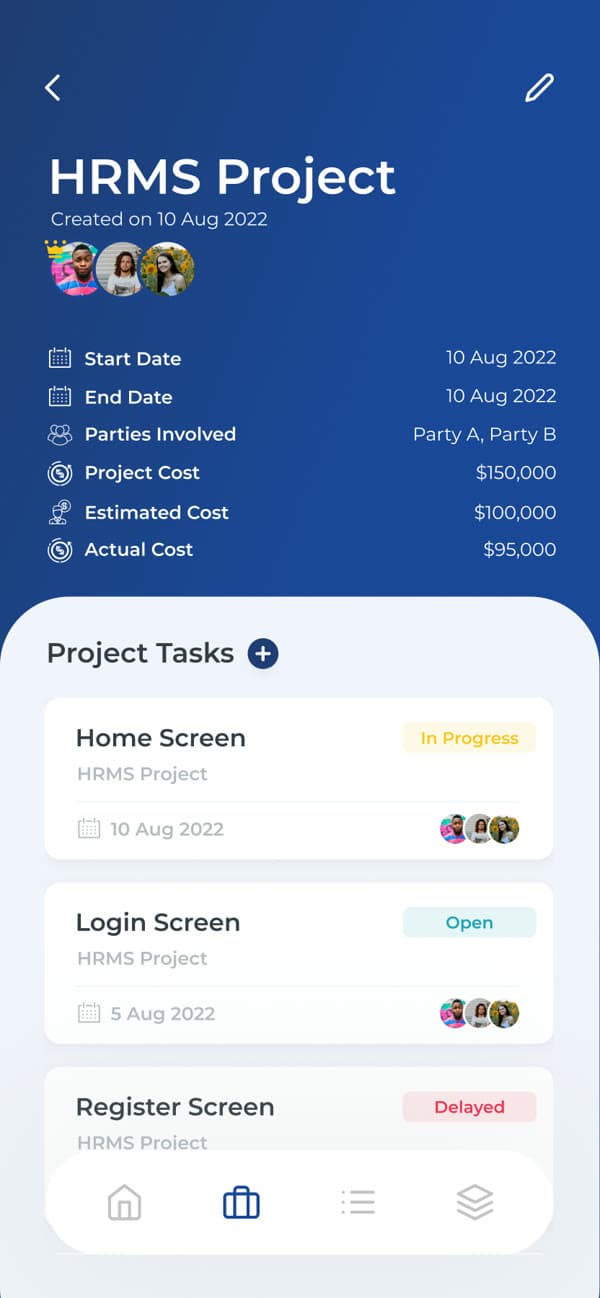 Task Management — Project details