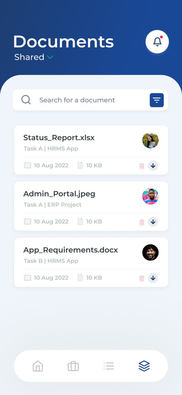 Task Management — Documents